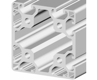 Profil aluminiu compatibil ITEM 80x80L 4NE Sistem 40 LIGHT Canal 8