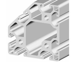 Profil aluminiu tesit compatibil ITEM 80x80x45° Sistem 40 LIGHT Canal 8
