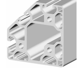 Profil aluminiu tesit compatibil ITEM 80x80x45°L4NE Sistem 40 LIGHT Canal 8