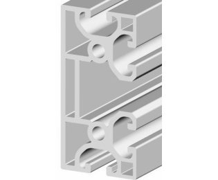 Profil aluminiu compatibil ITEM 40x80L4N K Sistem X40 Canal 8