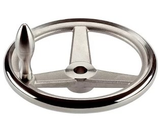 Roata de manevra similar DIN 950 INOX cu maner EH 24591.