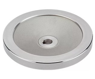 Roata de manevra tip disc aluminiu fara maner EH 24600.