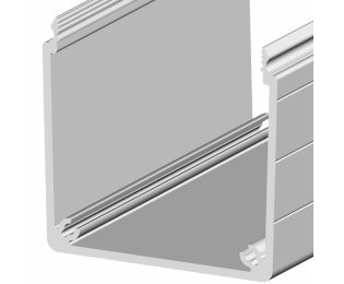 Profil aluminiu special tip canal compatibil ITEM I KK6060