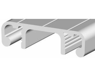 Profil capac aluminiu compatibil ITEM I KK30D