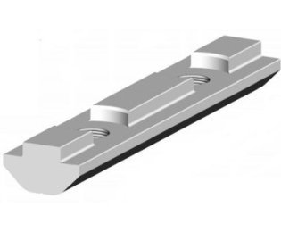 Profil aluminiu special tip T compatibil ITEM I8 NP M8 60
