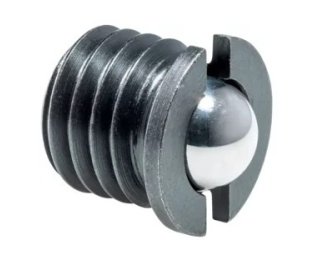 Su­ru­b de pre­siune cu guler din otel si bila locas frontal INOX EH 22075.
