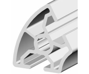Profil aluminiu tesit industrial 30x30x60° Canal 8