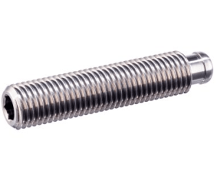 Stift filetat cu tija insurubare imbus din INOX DIN 6332 EH 22540.