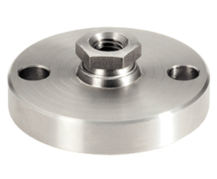 Suport articulat cu filet interior cu flansa din INOX EH 22590.