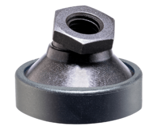 Suport articulat cu filet interior din otel cu protectie antialunecare EH 22590.