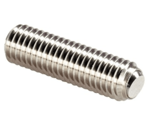 Surub de presiune fara cap din INOX cu bila antirotire tesita neteda din INOX EH 22700.