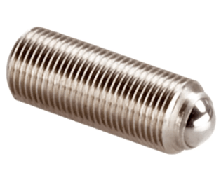 Surub de pozitionare fara cap din INOX cu filet fin si bila plina din INOX EH 22720.