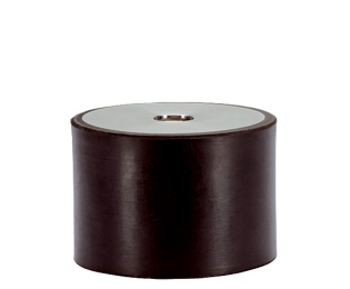 Amortizor forma cilindrica din cauciuc cu bucsa cu filet interior din INOX EH 25150.
