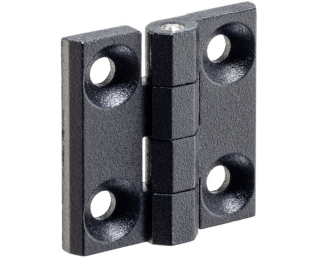 Balamale cu gauri de montaj din zinc turnat sub presiune negru EH 25160.