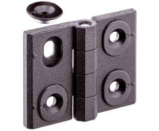 Balamale ajustabile pe inaltime din zinc turnat negru EH 25161.