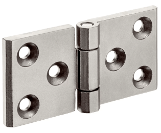 Balamale INOX cu ambele aripi prelungite  cu gauri de montaj EH 25162.