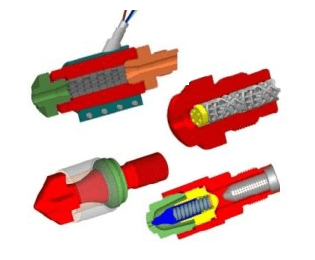Duza de injectie mase plastice