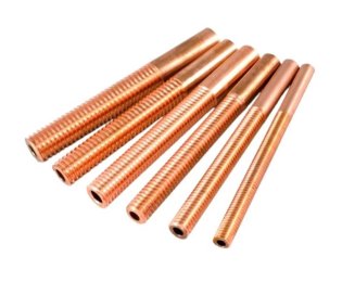 Electrod electroeroziune CUPRU filet imperial cu canal spalare