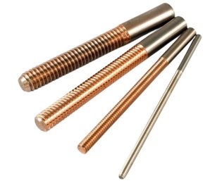 Electrod electroeroziune WOLFRAM CUPRU filet metric fara canal