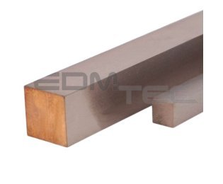 Electrod electroeroziune bara patrata WOLFRAM- CUPRU