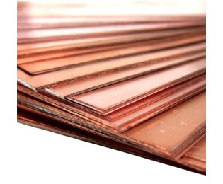 Electrod electroeroziune placa  WOLFRAM-CUPRU