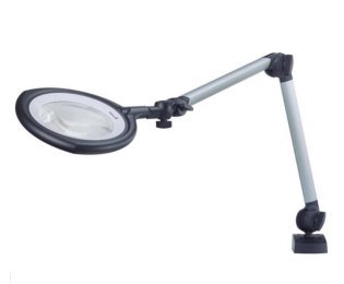 Lampa cu lupa cu brat dublu Waldmann TEVISIO