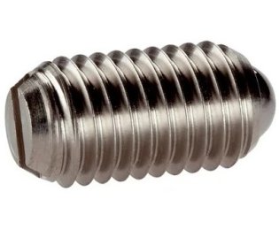 Surub de presiune cu bila si fanta INCH din INOX EH 2B050.
