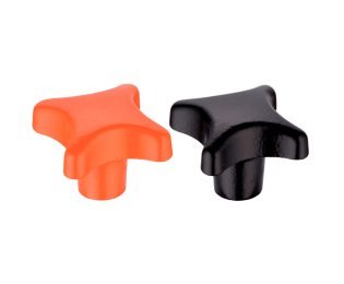 Mânere palmiforme ‒ DIN 6335 fontă, cu acoperire plastică | EH 24620.
