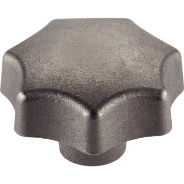 Mânere tip stea, DIN 6336 fontă/suprafață neprelucrată, forma A | d1=50 mm | 24650.0050