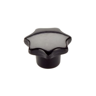 Mânere tip stea, DIN 6336 material plastic/cu bucşă filetată, forma K | d1=25 mm / oțel inoxidabil | 24670.1225