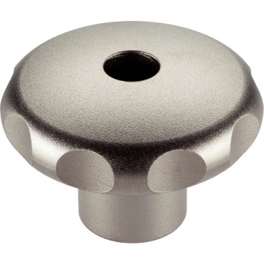Mânere tip stea, oţel inoxidabil, material plin/cu filet interior, găurit | d1=40 mm / d3=M8 | 24690.0644