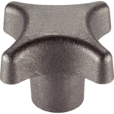 Mânere palmiforme, DIN 6335 fontă/cu gaură înfundată, netedă, forma C | d1=32 mm | 24620.0232