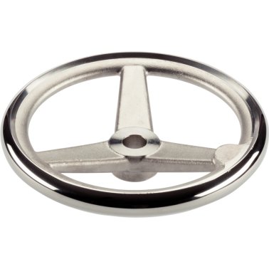 Roţi de manevră, similar DIN 950, oțel inoxidabil/fără canal, fără manetă, forma B-F/A (anterior A 4) | d1=160 mm | 24591.0020