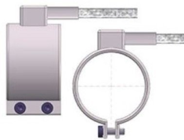 Rezistenta electrica duza injectie DHB 20 MS manta alama, izolatie mica, racord tangential A0 D1=32 mm