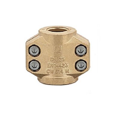 Carcasa fixare din alama DIN 14 230 LUEDECKE KSM furtun 19x7 mm