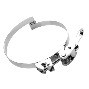 Colier cu punte de trecere si clema fixare rapida Clip-Grip Quick-Fix din inox 1.4301 DN=100 mm