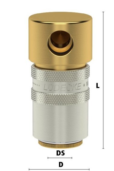 Cupla rapida de trecere cu conectiune teava Seria ESH DN9 cu ventil