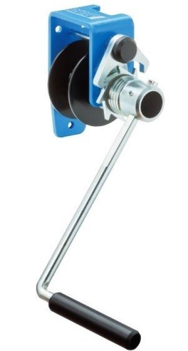 Troliu manual PFAFF MWS 150 kg cu angrenaj cilindric si prindere pe perete