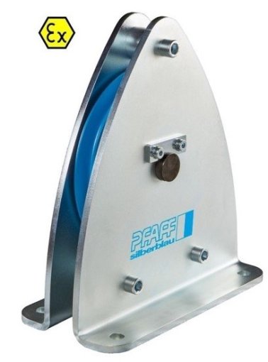 Capra cu rola ATEX pentru trolii cu cablu ∅ rola=165 mm