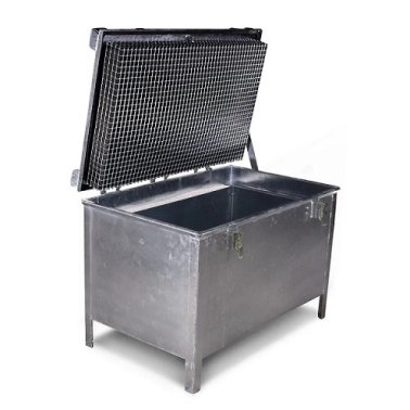 Recipient depozitare baterii litiu-ion din otel zincat 280,7 litri