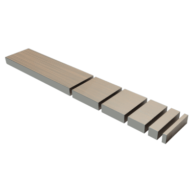 Placa lamelara dreptunghiulara L=320 mm