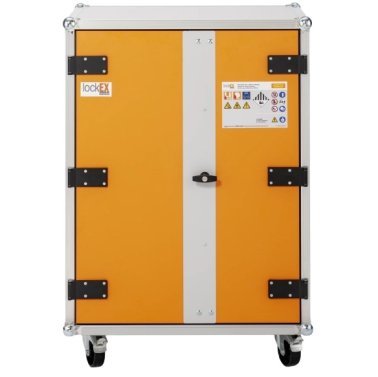 Dulap depozitare si transport baterii litiu-ion lockEx 8/10 cu role