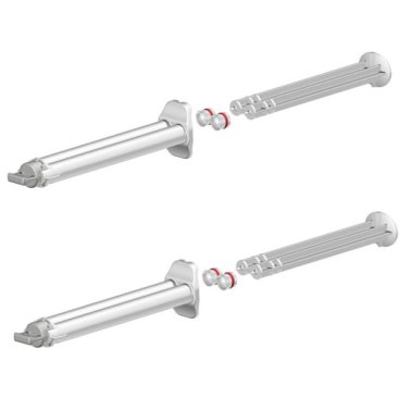 Seringa dubla 2K dozare adeziv bicomponent tip K din PP 5 ml 1:1 Alb