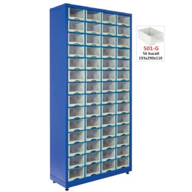 Dulap metalic fara usi cu 56 cutii Seria CKG-501galben 
