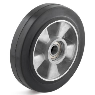 Roata cauciuc elastic transpaleti, WLL=400 kg, D=200 mm