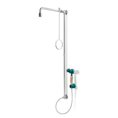 Dus decontaminare corporal si ocular fara rezervor cu fixare pe perete BR 864095/75