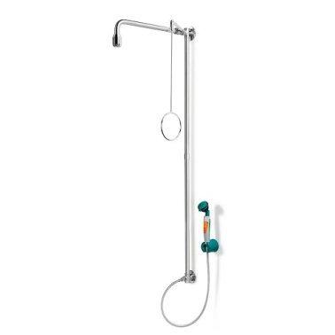 Dus decontaminare corporal si ocular fara rezervor cu fixare pe perete BR 863095