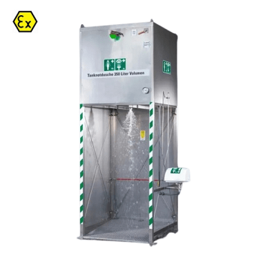 Dus ATEX decontaminare corporal si ocular de exterior in cabina GFTS 1350