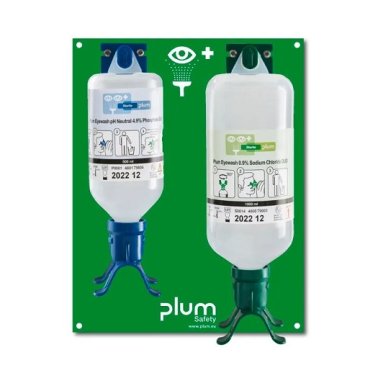 Statie de perete cu doua flacoane solutie oculara DUO 500+1000 ml