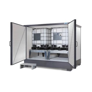 Container SolidMaxx CH 2.1 depozitare butoaie 200 litri si IBC-uri